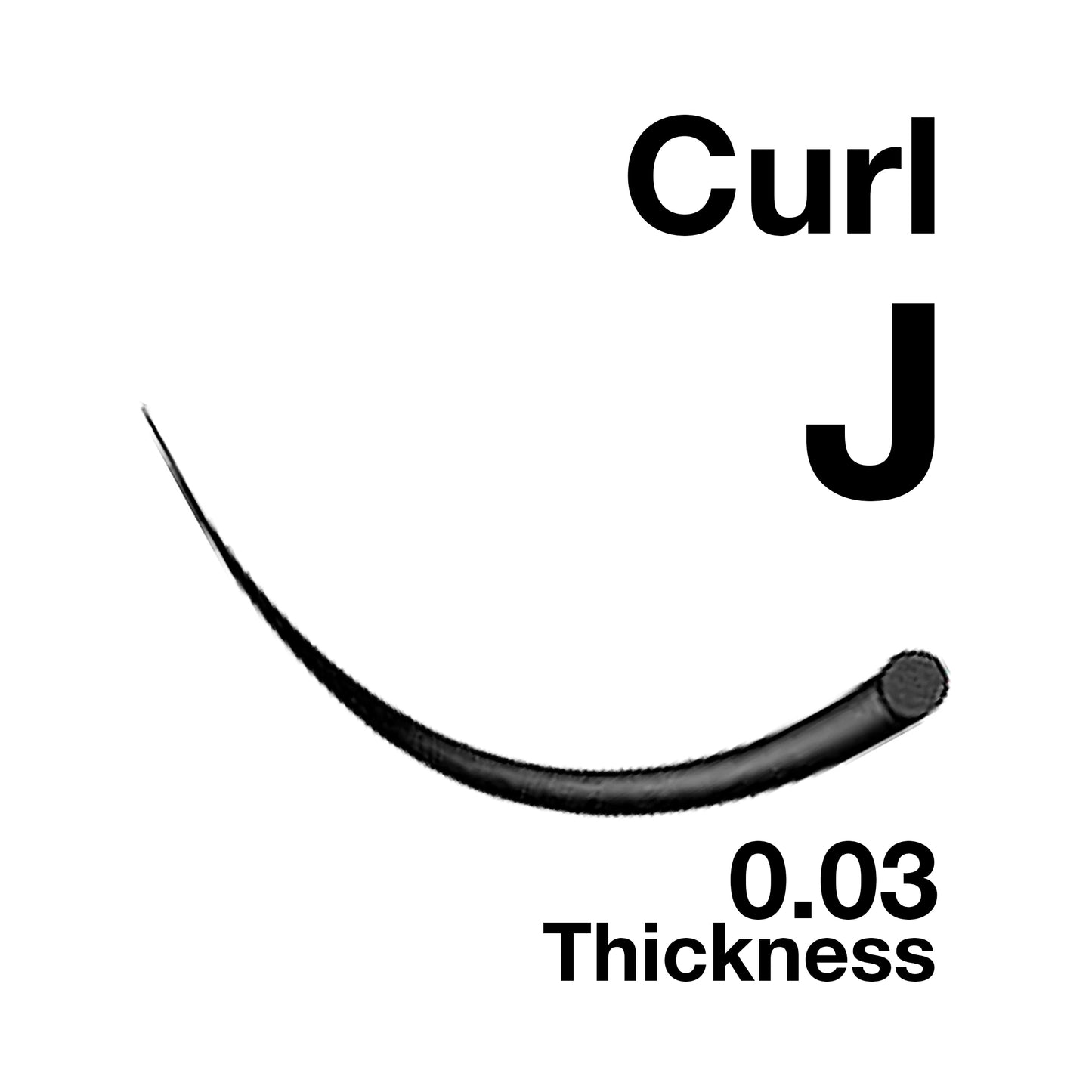 EMILYSTORES 0.03 MM Lash Extensions J Curl 8-14mm Length Eye Lashes For Eyelash Extension